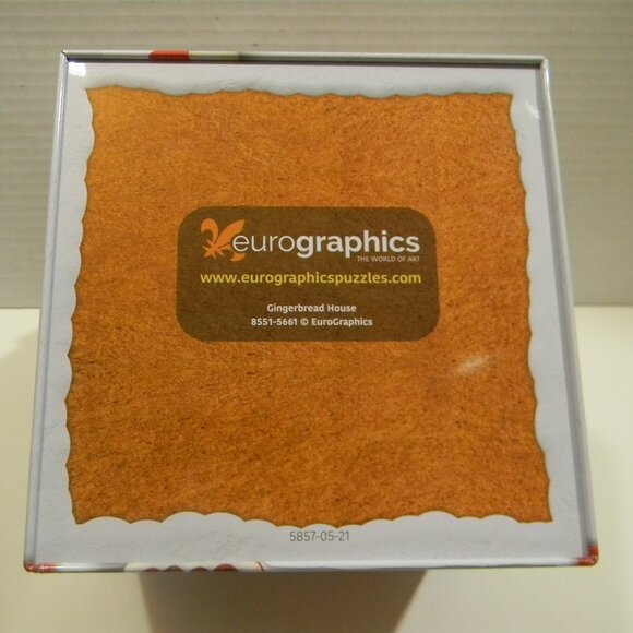 Eurographics Gingerbread House Christmas Jigsaw Puzzle in Tin 550 Piece NIP - Picture 6 of 8